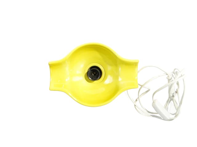 Kinkiet, ceramika żółta, proj. A. Sadulski, Polska, lata 70. - WYMIARY