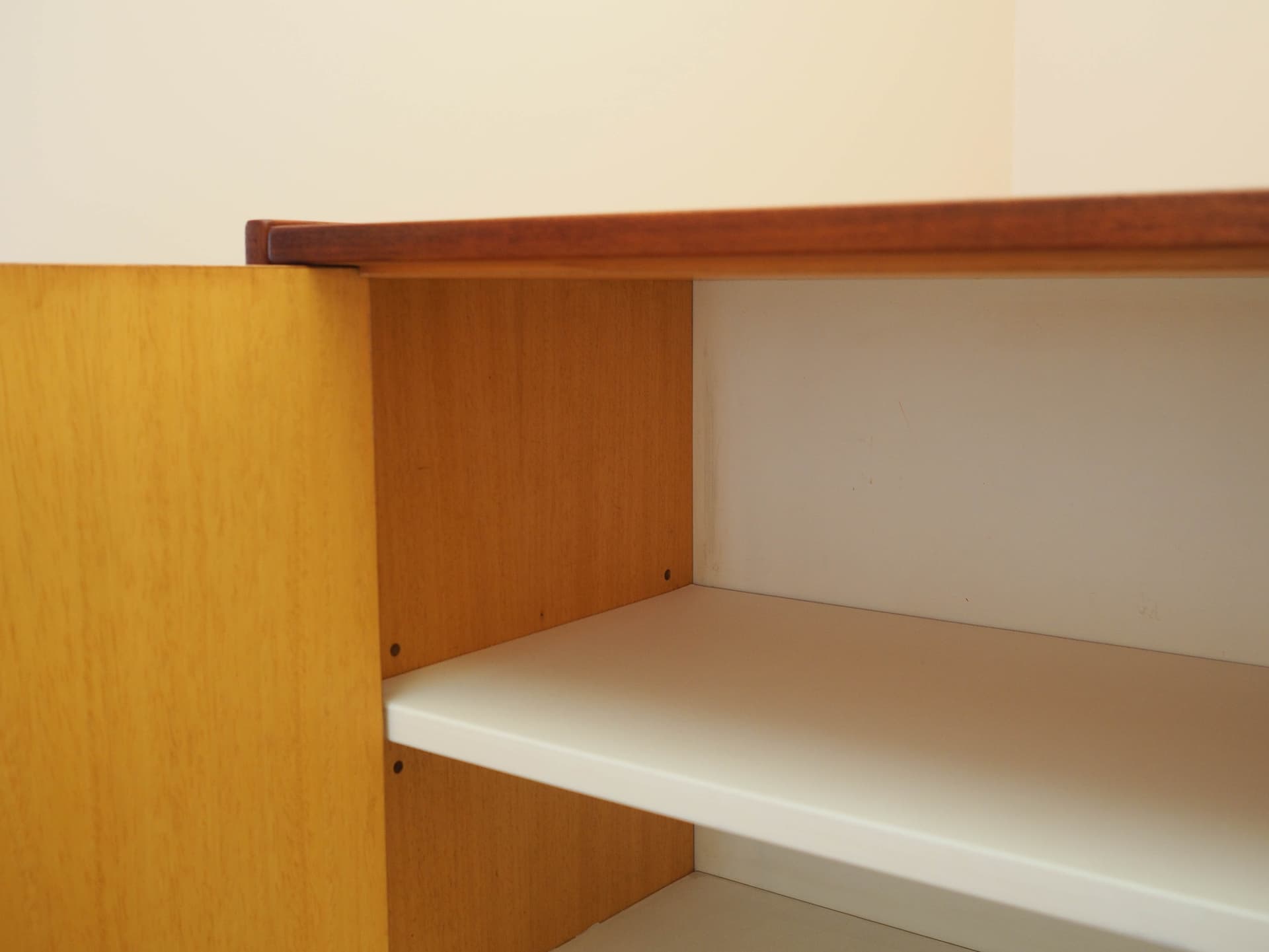 Cabinet, brown teak, Denmark, 1970s. - 240482