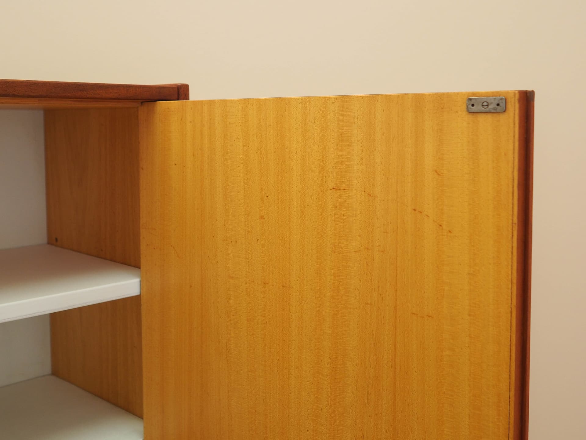 Cabinet, brown teak, Denmark, 1970s. - 240483
