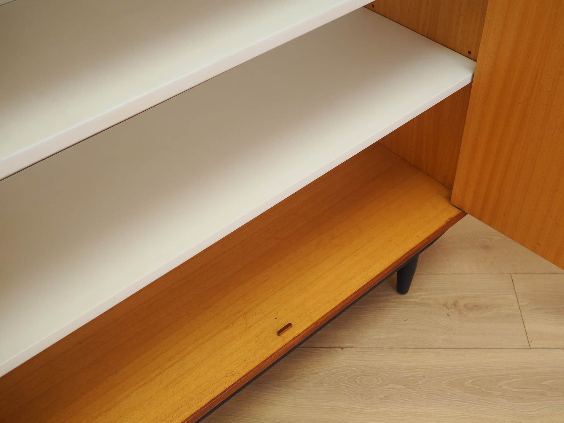 Cabinet, brown teak, Denmark, 1970s. - 240488