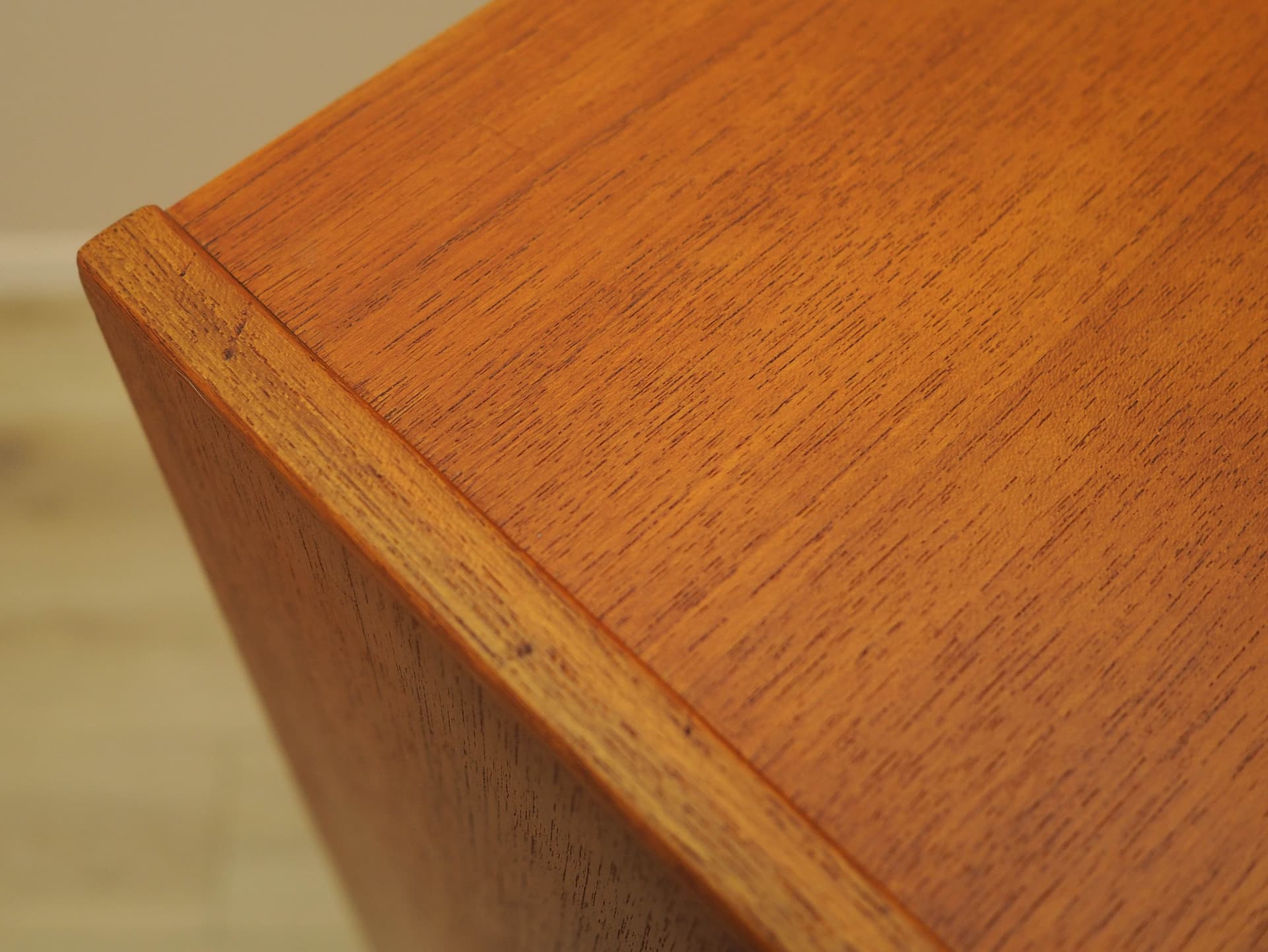 Cabinet, brown teak, Denmark, 1970s. - 240489