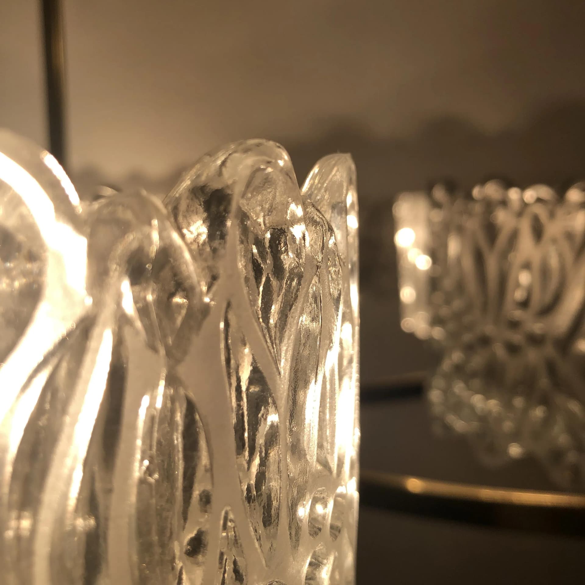 Lampa wisząca, złocony mosiądz, Niemcy, lata 70. - 17618