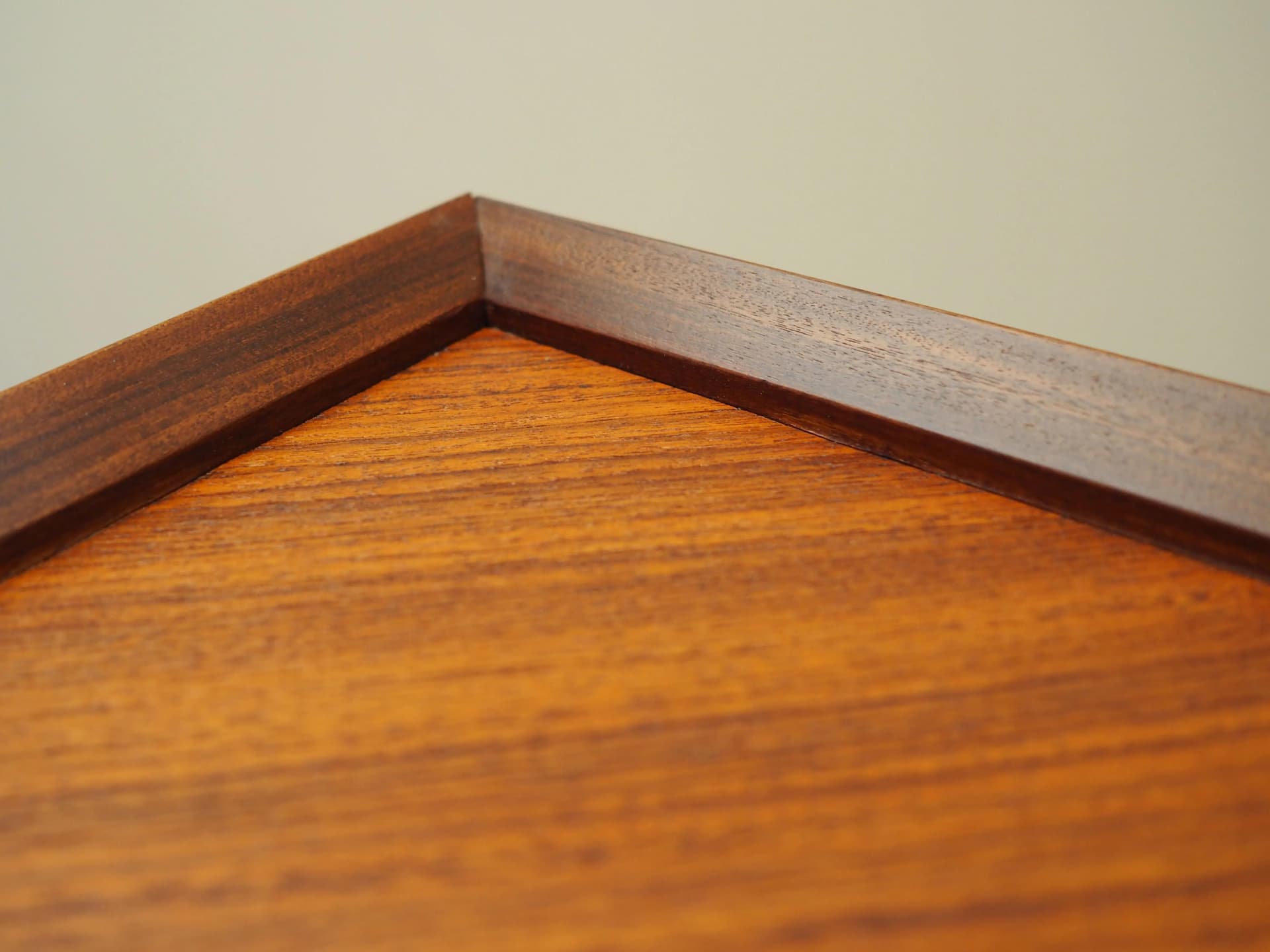 Szafka narożna, teak pomarańczowy, Dania, lata 70. - 17917