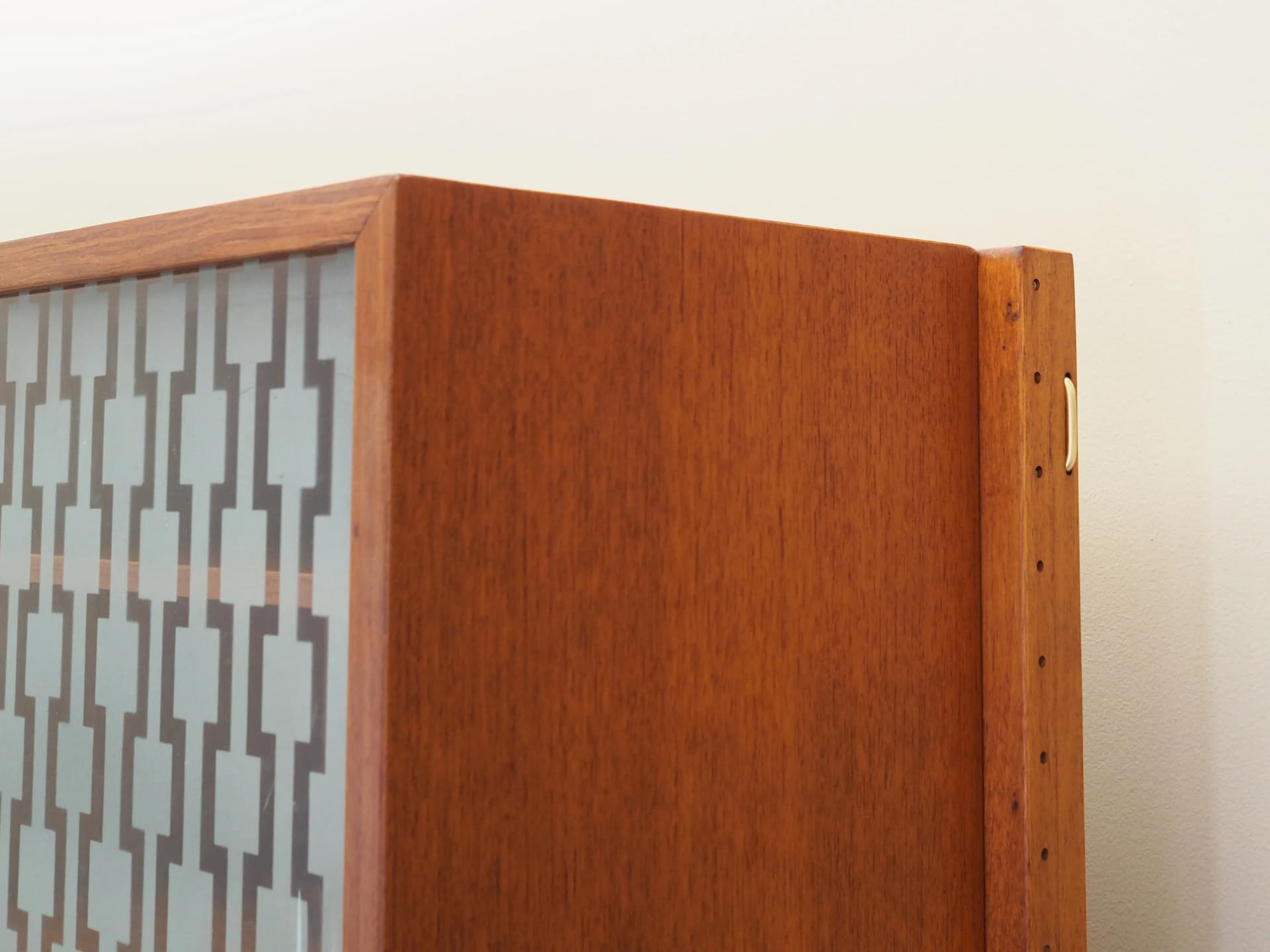 Regał systemowy Rival, teak brązowy, proj. K. Riise, Brødrene Jåtog, Norwegia, lata 60. - 17906