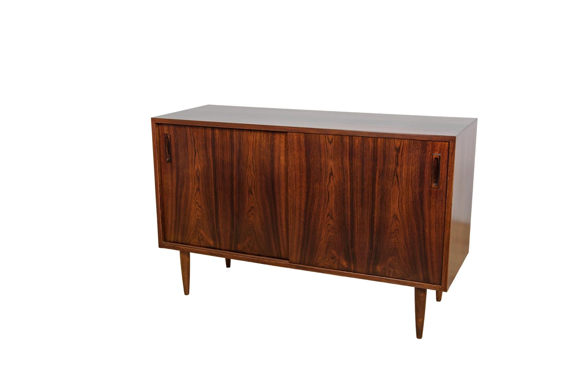 Sideboard, brown, rosewood, Denmark, 1970s.
