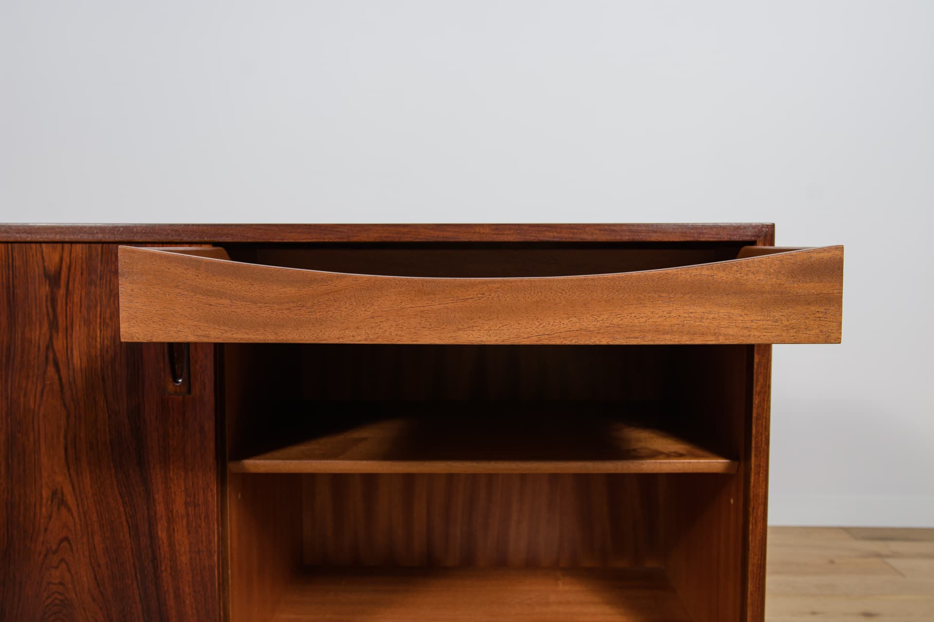 Sideboard, brown, rosewood, Denmark, 1970s. - 242819