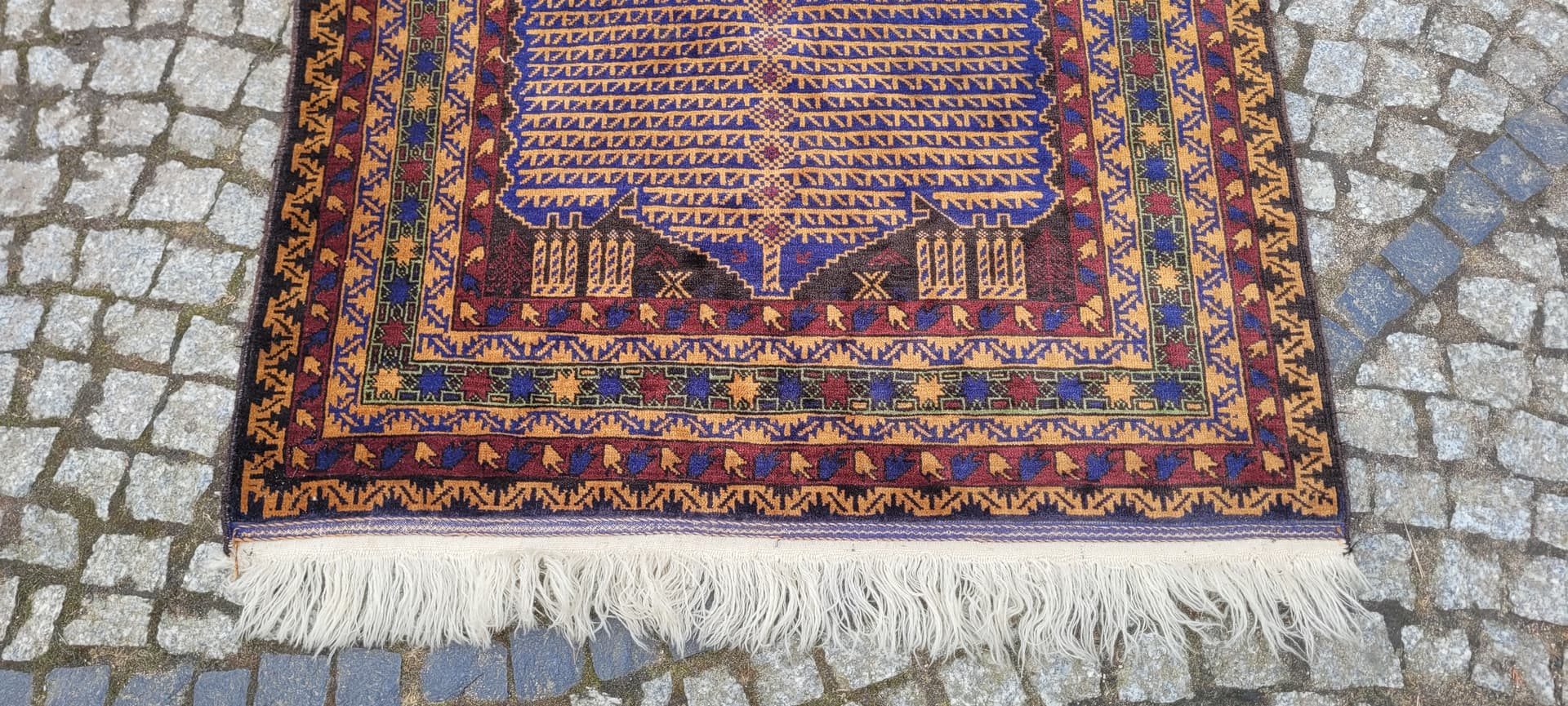 Dywan Beluch, 110x215 cm, multikolor, wełna, Afganistan - 242869