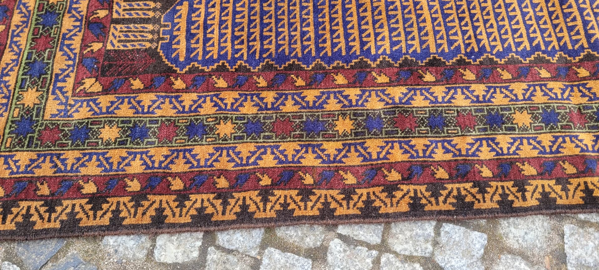 Dywan Beluch, 110x215 cm, multikolor, wełna, Afganistan - 242874