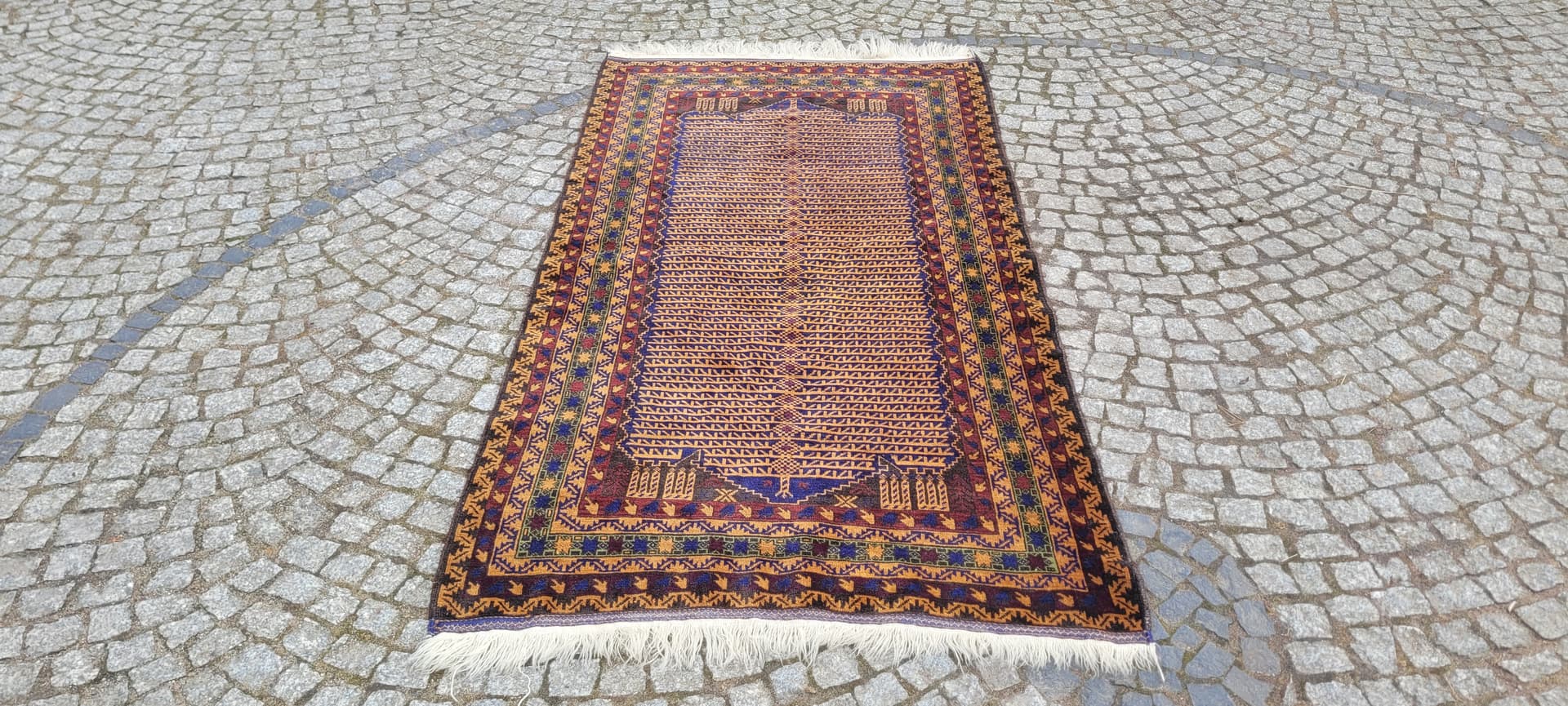 Dywan Beluch, 110x215 cm, multikolor, wełna, Afganistan - 242866