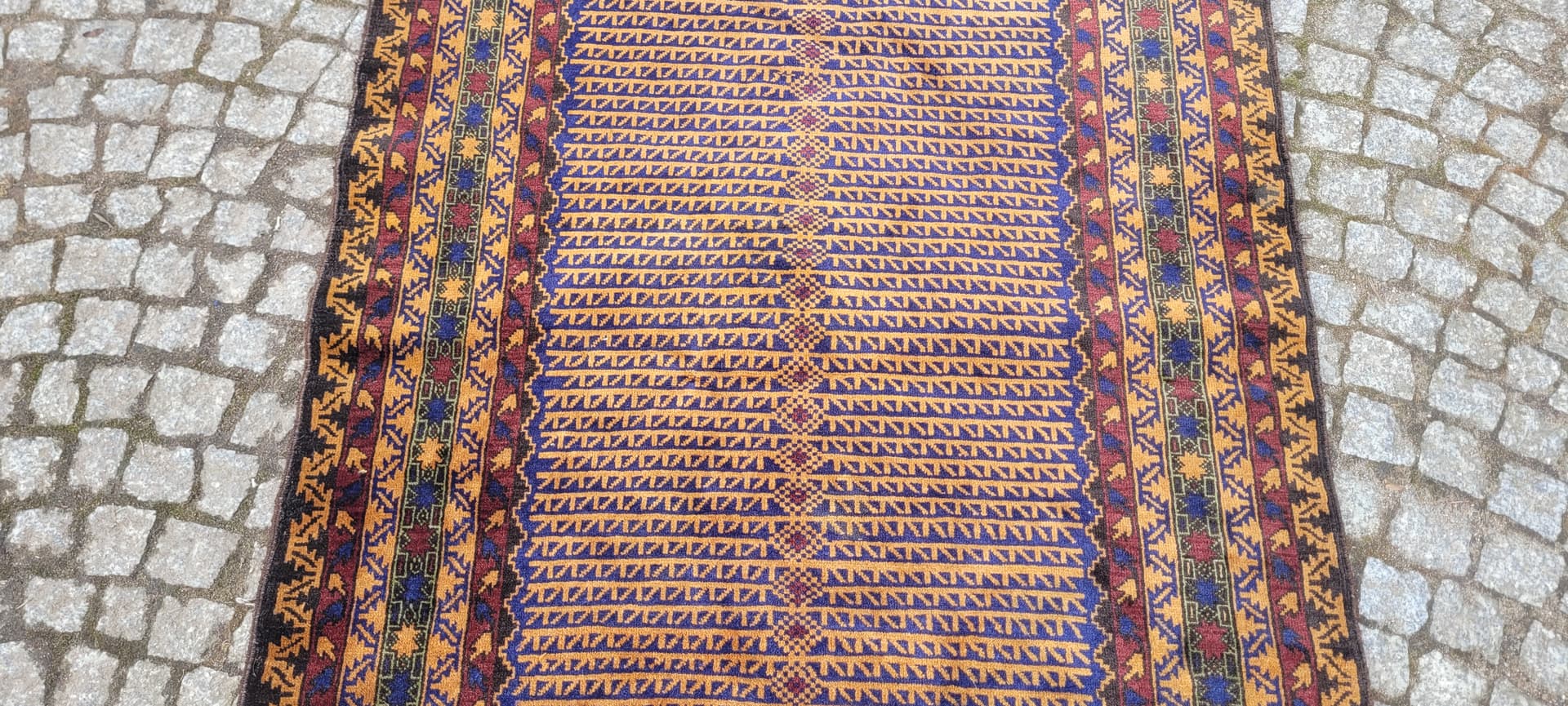 Dywan Beluch, 110x215 cm, multikolor, wełna, Afganistan - 242873
