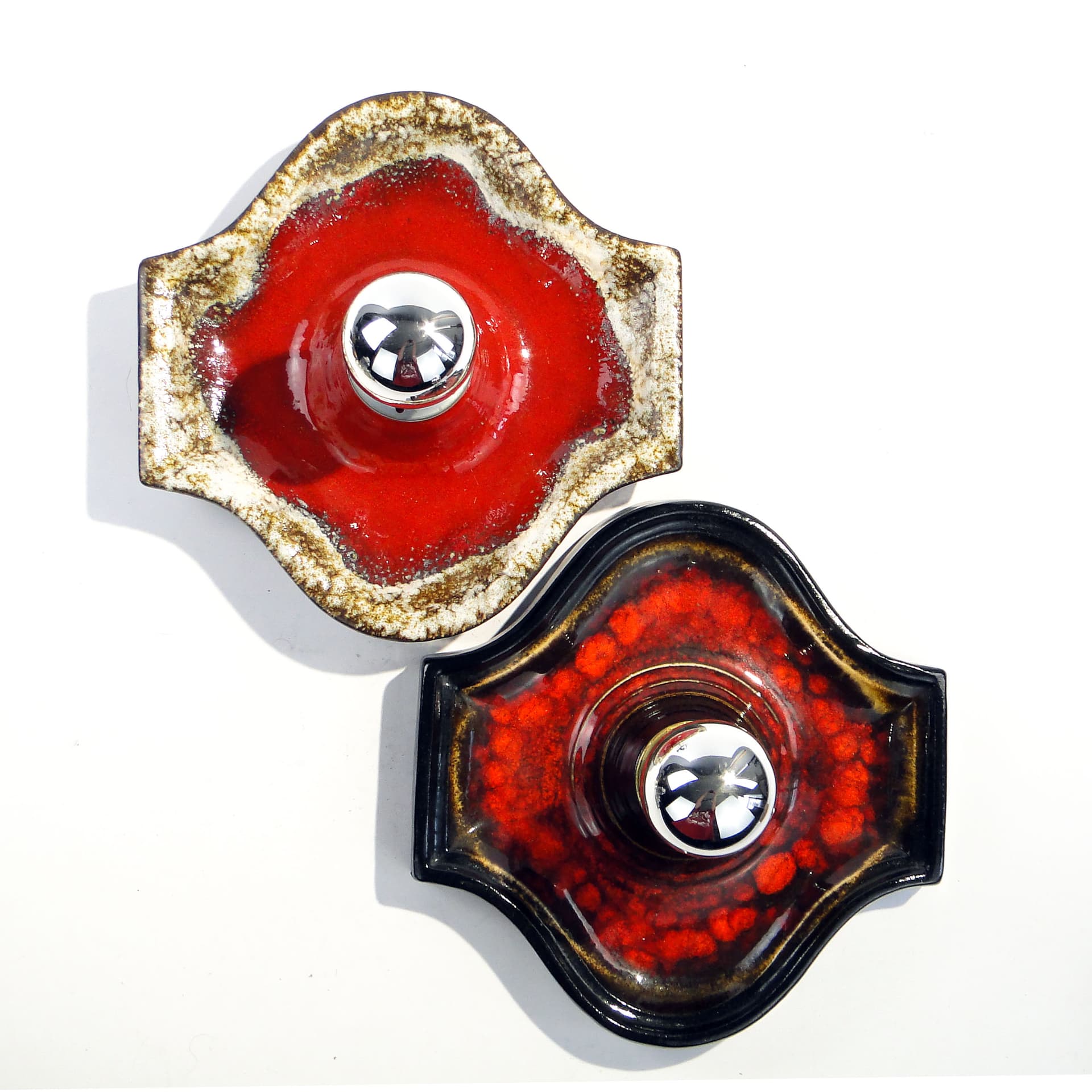 Kinkiet, ceramika czerwona, Niemcy, lata 70. - 1795