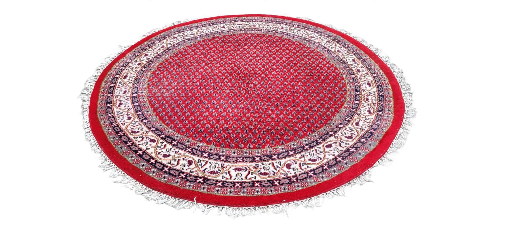 Dywan Indo Saroug Mir, okrągły 210x210 cm, multikolor, wełna, Indie