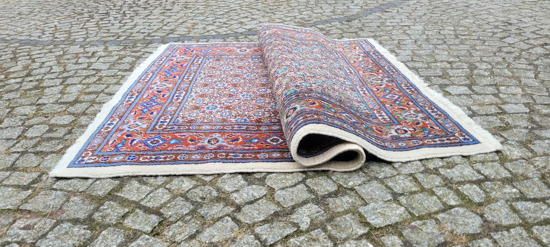 Persian rug Moud 157x103 cm, multicolor wool, Iran, 1970s. - 243298