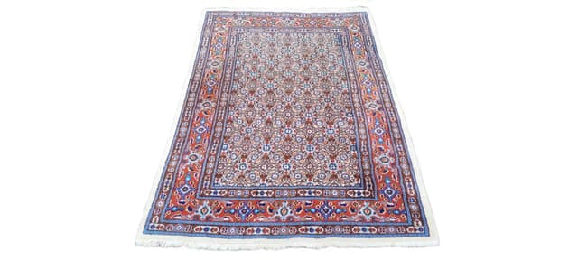 Persian rug Moud 157x103 cm, multicolor wool, Iran, 1970s. - DIMENSION