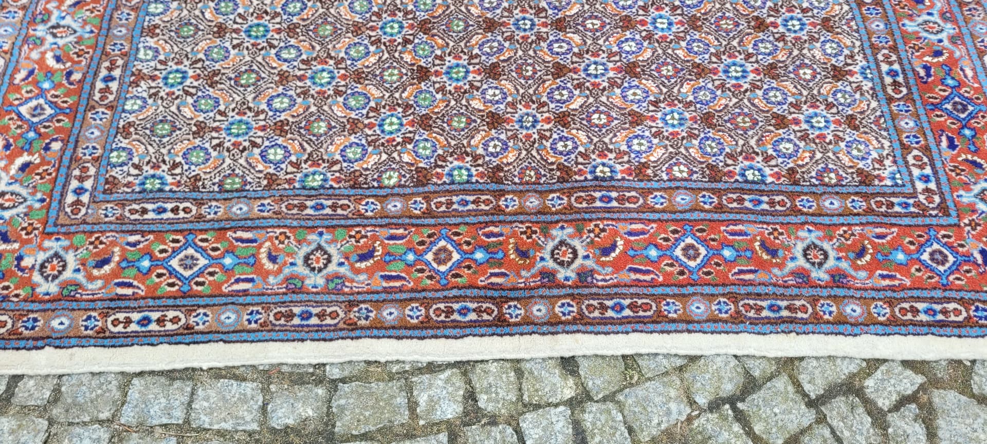 Persian rug Moud 157x103 cm, multicolor wool, Iran, 1970s. - 243303