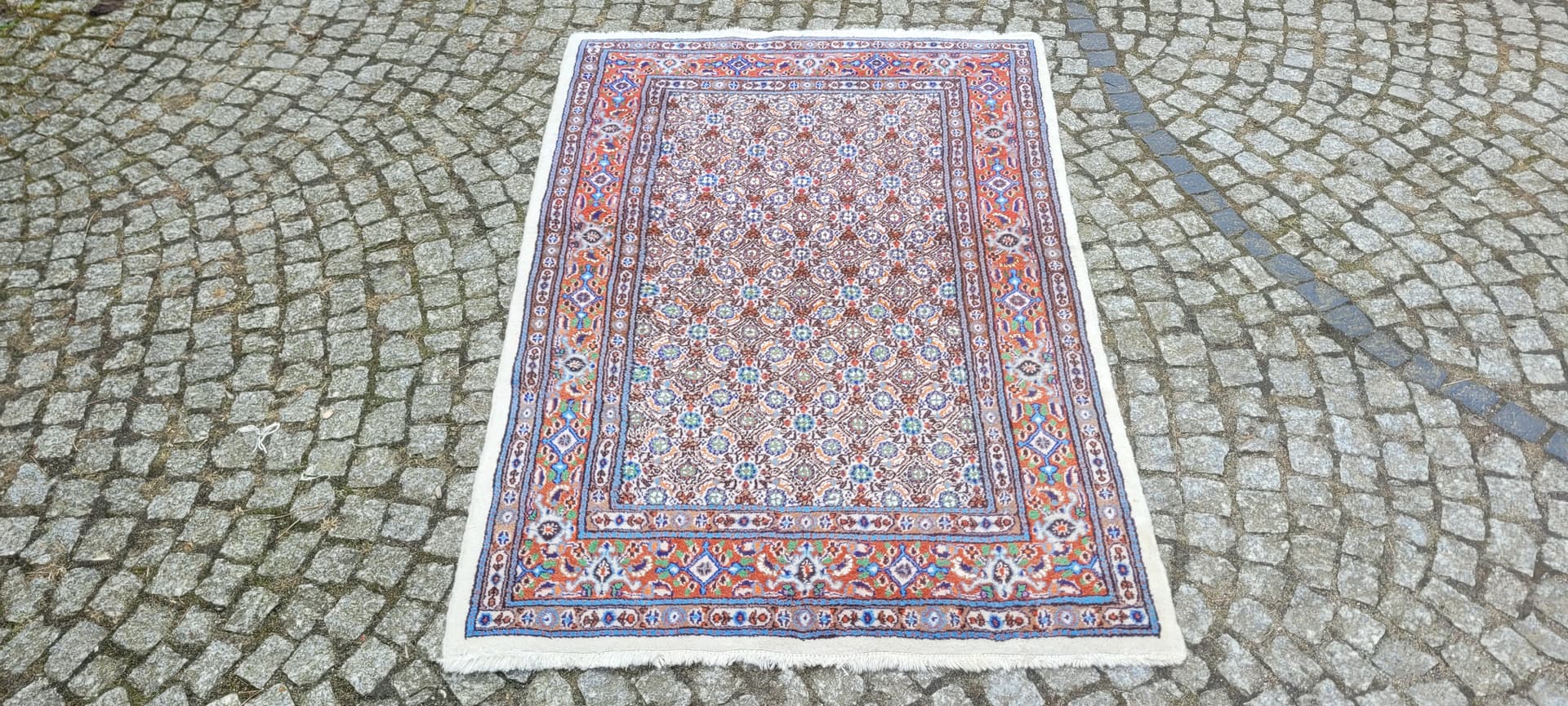 Persian rug Moud 157x103 cm, multicolor wool, Iran, 1970s. - 243295