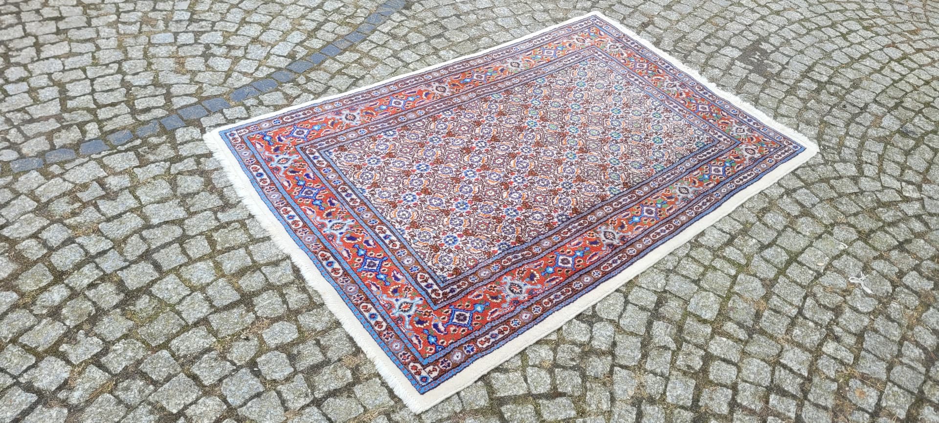 Persian rug Moud 157x103 cm, multicolor wool, Iran, 1970s. - 243304