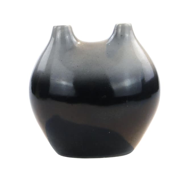 Wazon, porcelit czarny, Chodzież, Polska, lata 60. - WYMIARY
