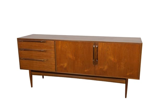 Komoda, teak brązowy, McIntosh, Wielka Brytania, lata 60. - WYMIARY