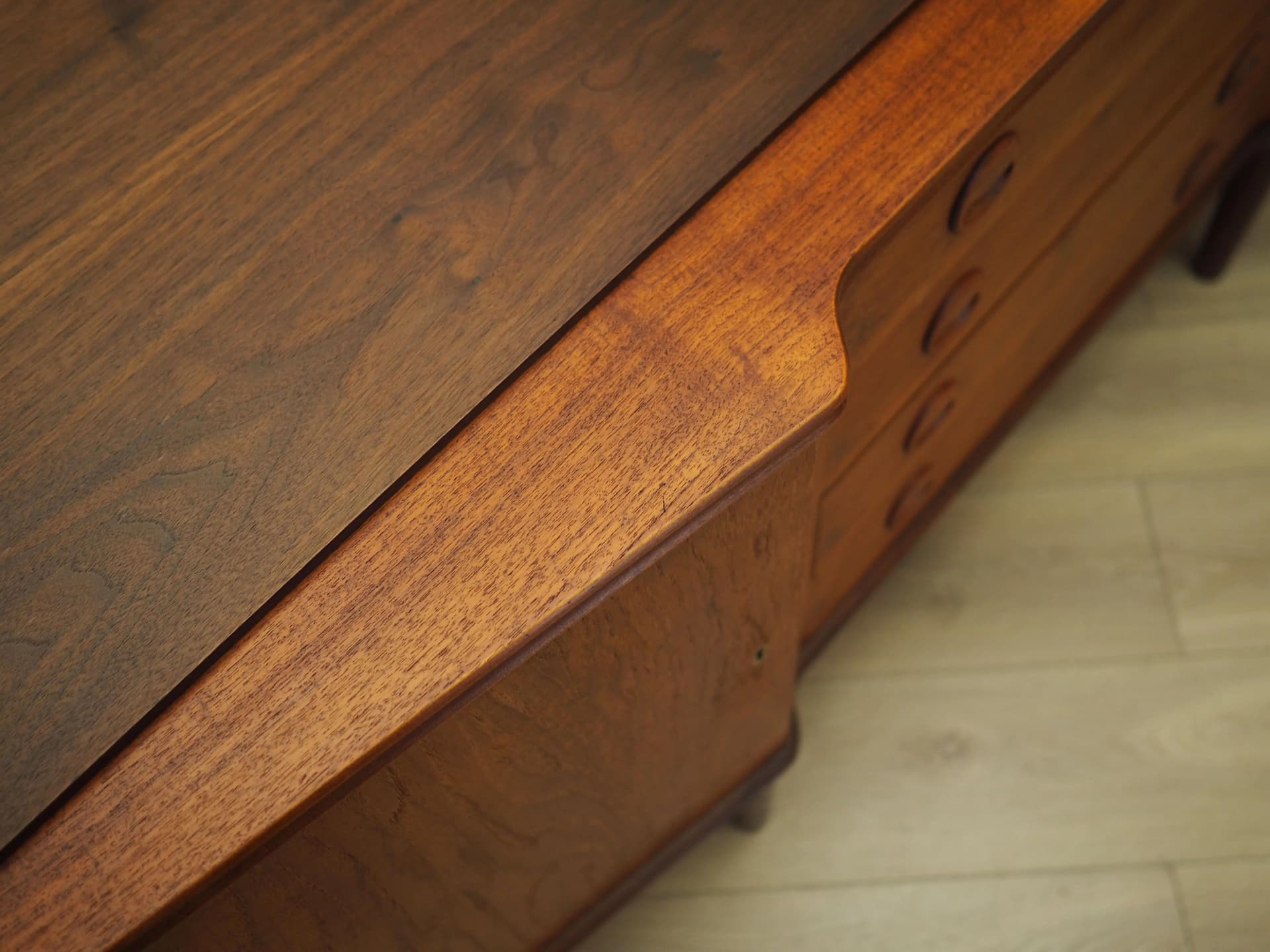Sideboard, teak, pomarańczowy, Dania, lata 60. - 17986