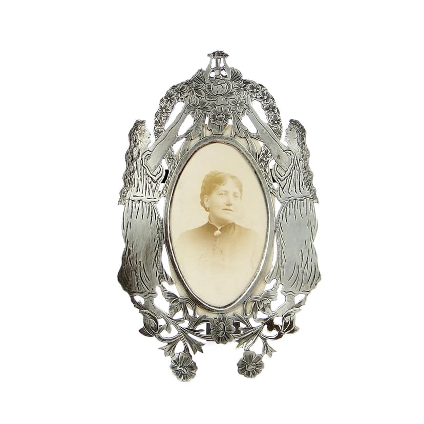 Photo Frame with Glory, Silver, France, 1830s