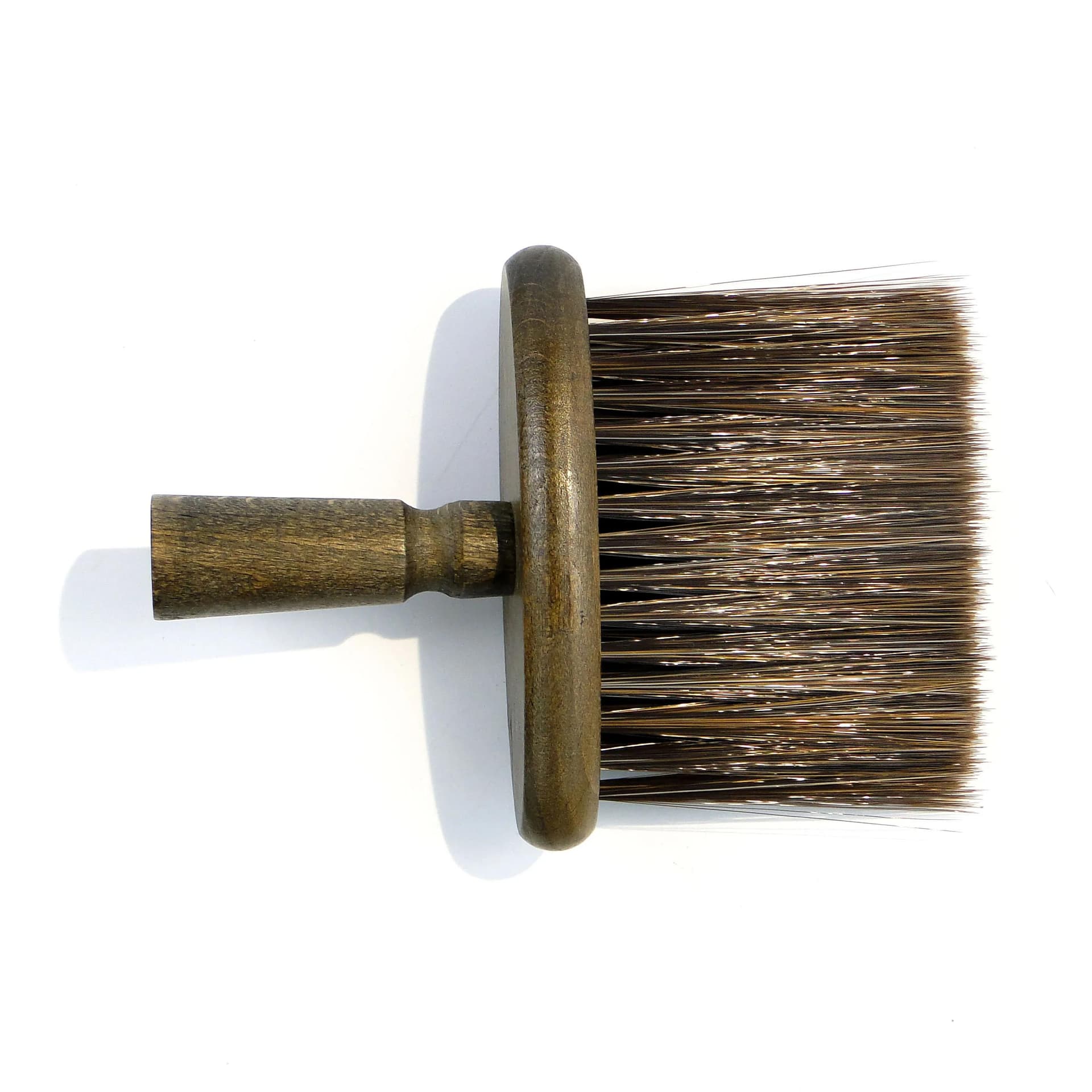 Miotełka do okruchów, ciemny brąz, drewno akacja, Polska, lata 20. - 18052