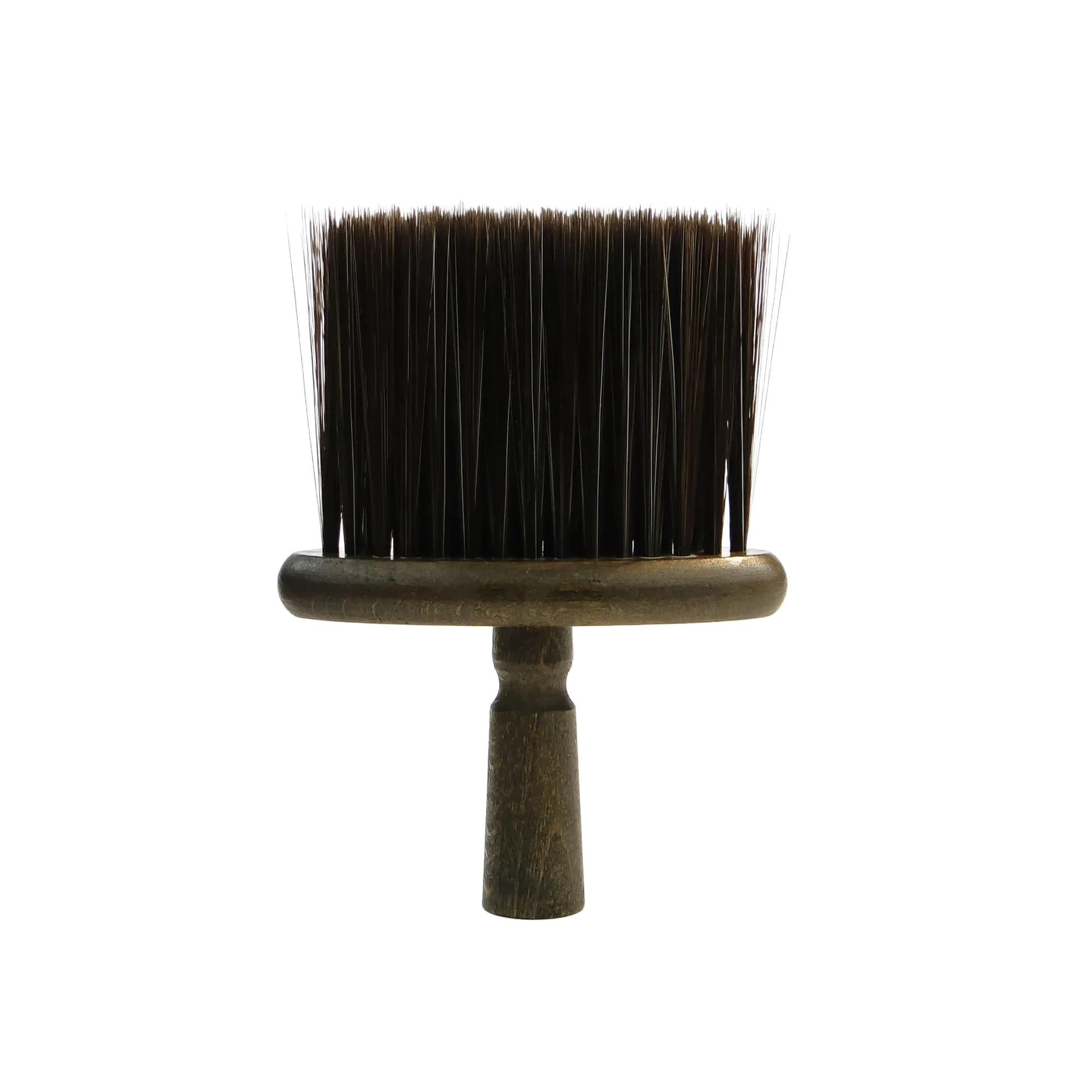 Miotełka do okruchów, ciemny brąz, drewno akacja, Polska, lata 20.