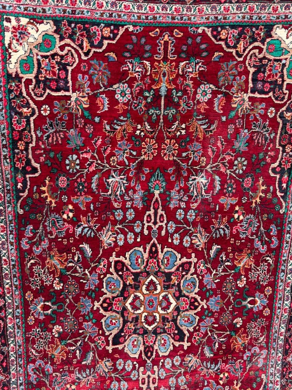 Rug Bidjar 250x140 cm, multicolor wool, Iran - 246135
