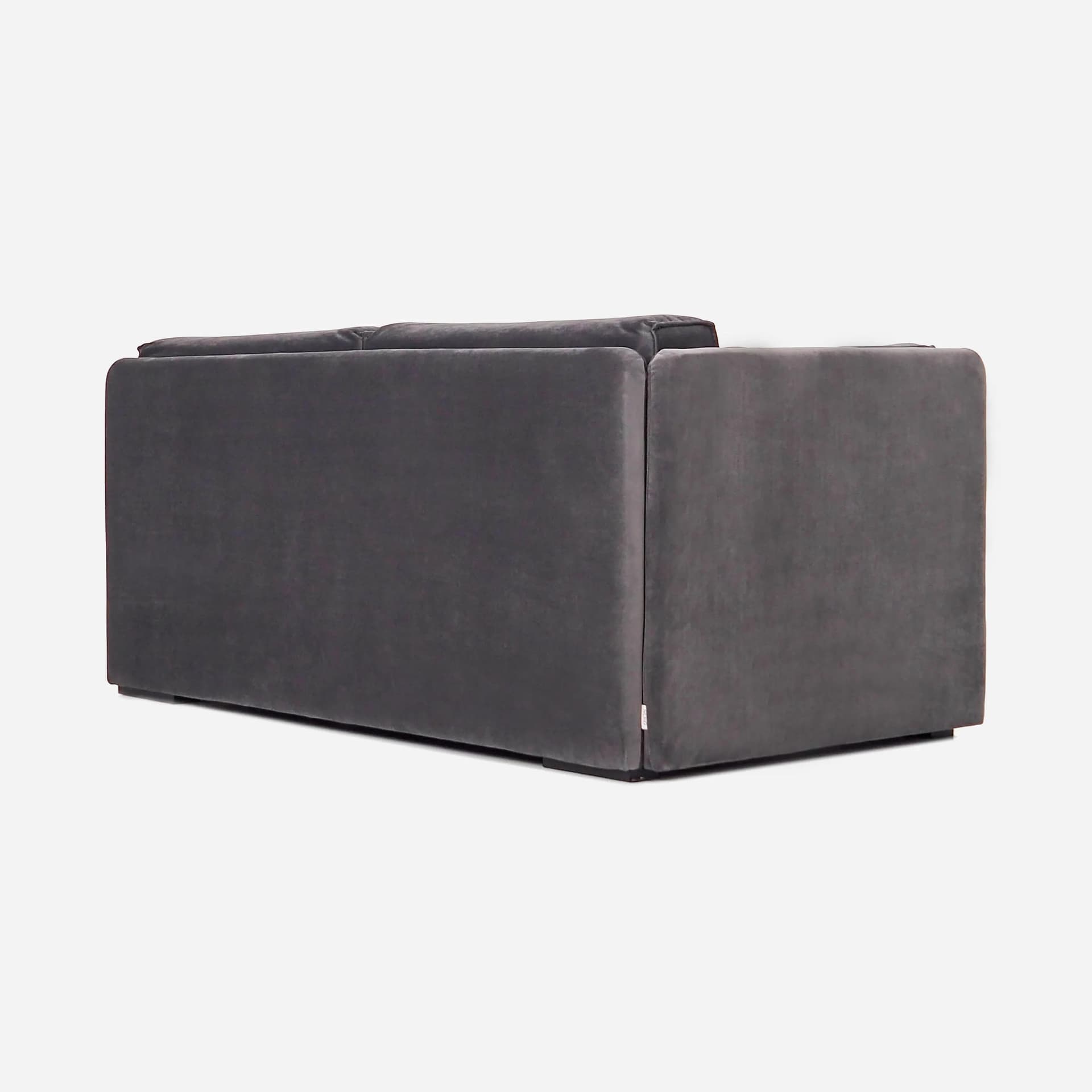 Sofa Haga, szary velvet, Polska, lata 90. - 18138