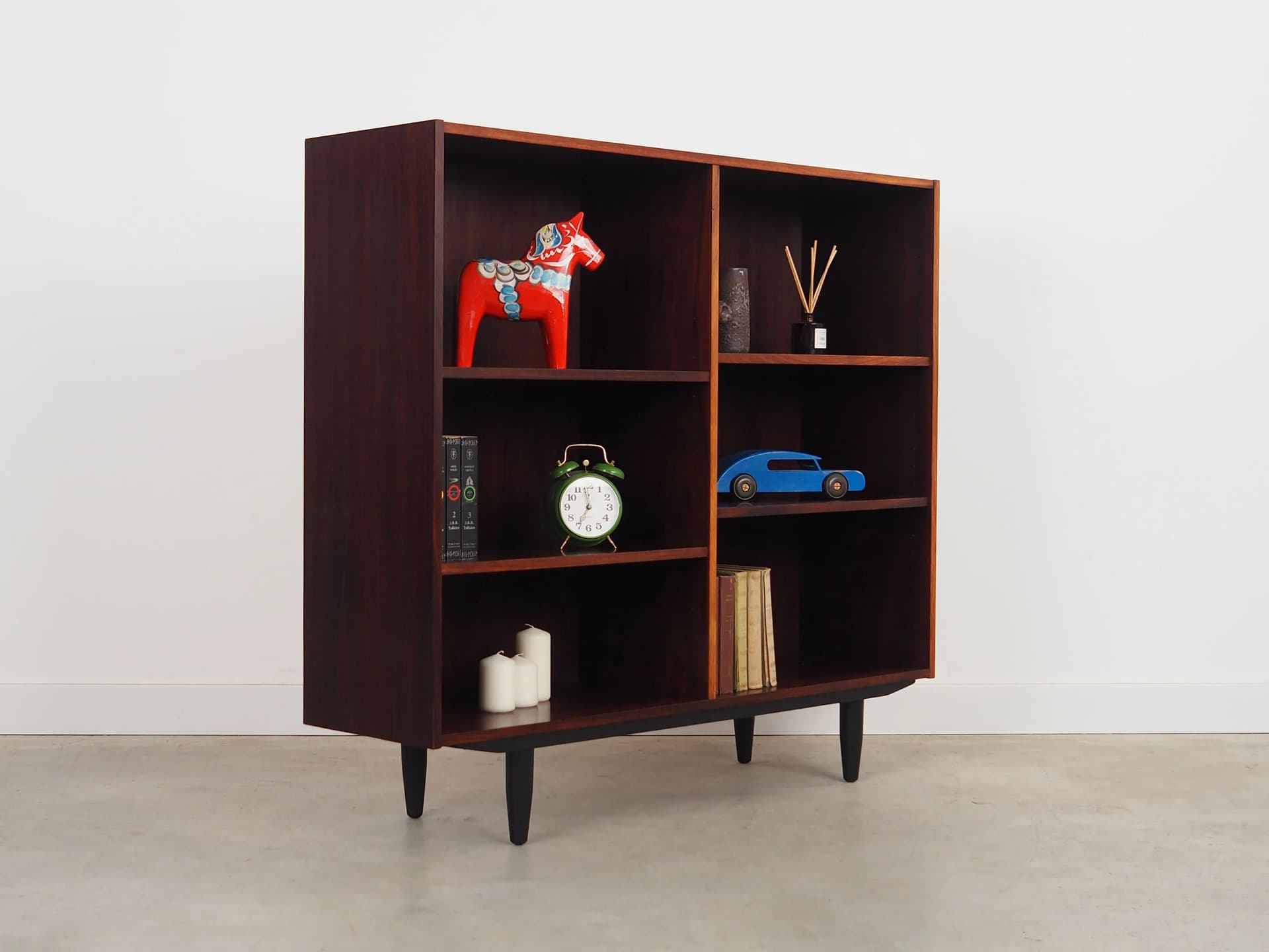 Bookcase, brown rosewood, Denmark, 1970s - 18131