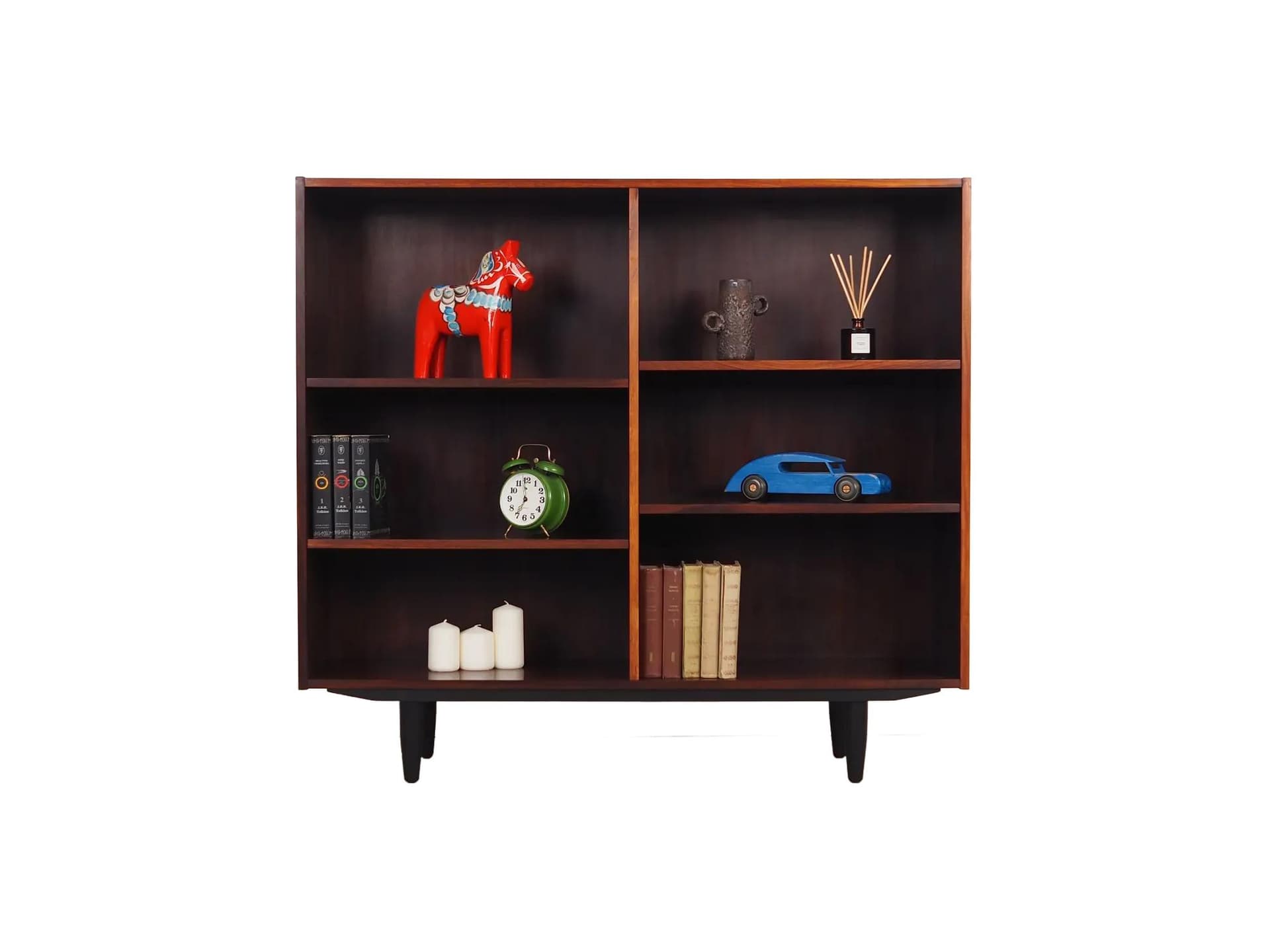 Bookcase, brown rosewood, Denmark, 1970s