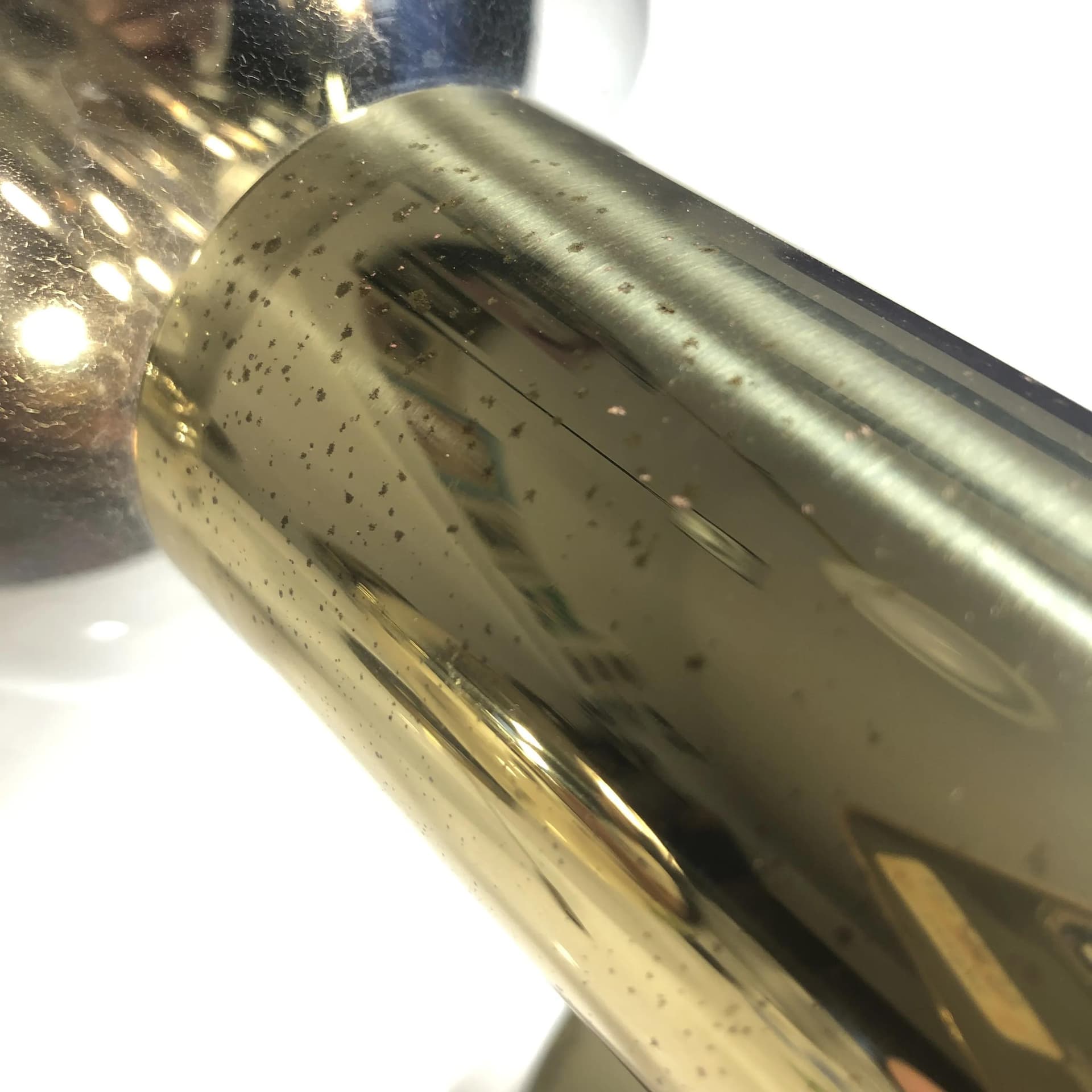 Set of wall sconces, gilded brass, glass, by M. Ishi, Staff Leuchten, Germany, 1970s. - 18158