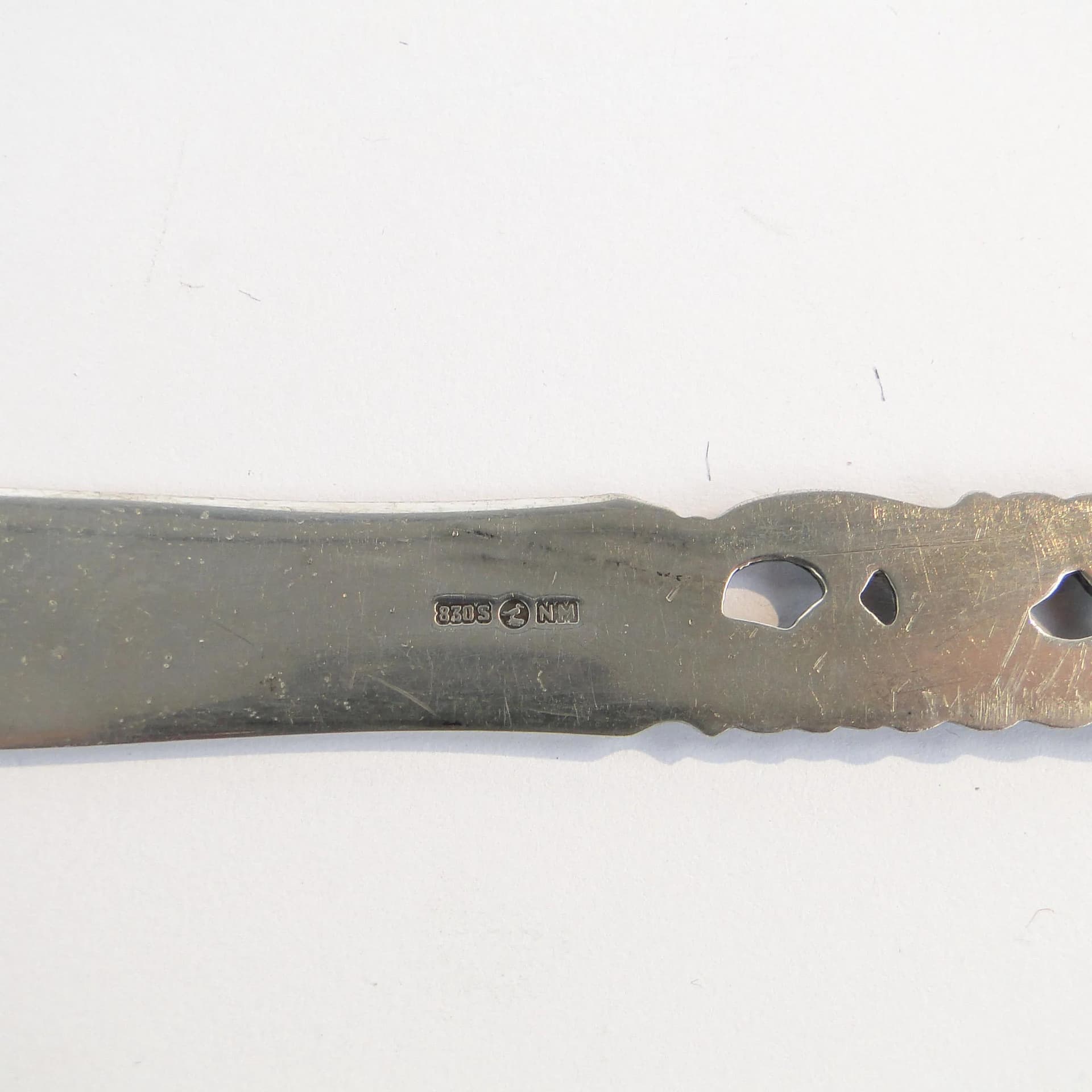 Nóż do listów, secesja, srebro srebrny, Norwegia, początek XX w. - 18217