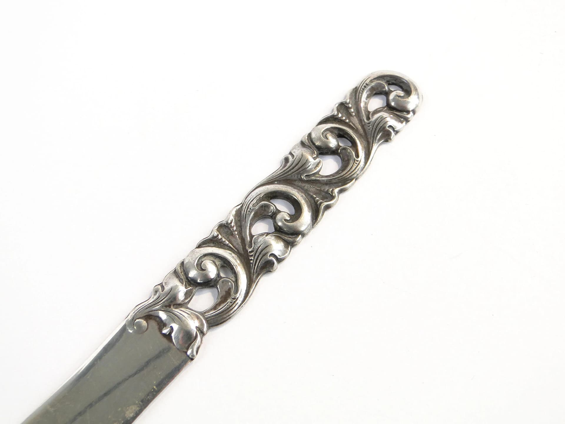 Nóż do listów, secesja, srebro srebrny, Norwegia, początek XX w. - 18218