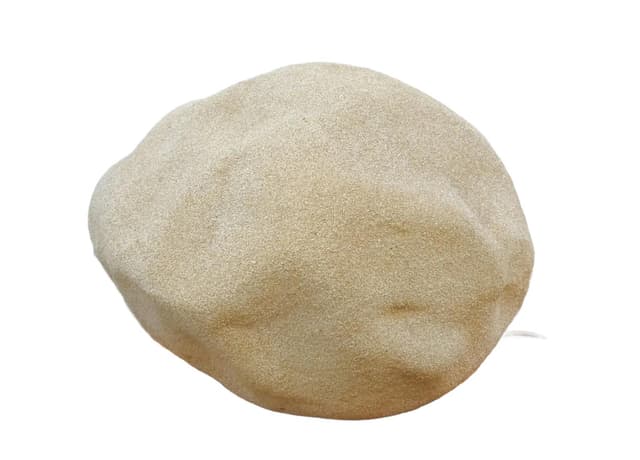 Floor Lamp Stone, beige, fiberglass, by A. Cazenave, Italy, 1970s. - DIMENSION