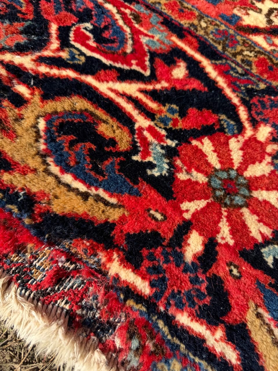 Dywan Heriz 350x270 cm, czerwony, wełna, Iran, lata 80. - 250332