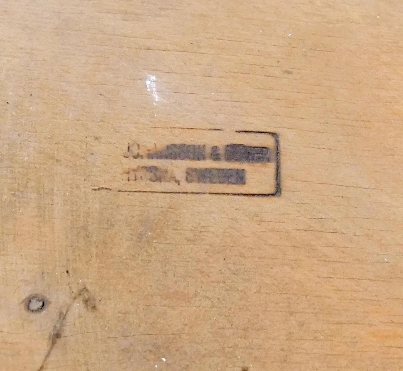 Komplet trzech krzeseł, teak brązowy, proj. C. Ekström, A. Johansson & S. Hyssna, Szwecja, lata 70. - 18488