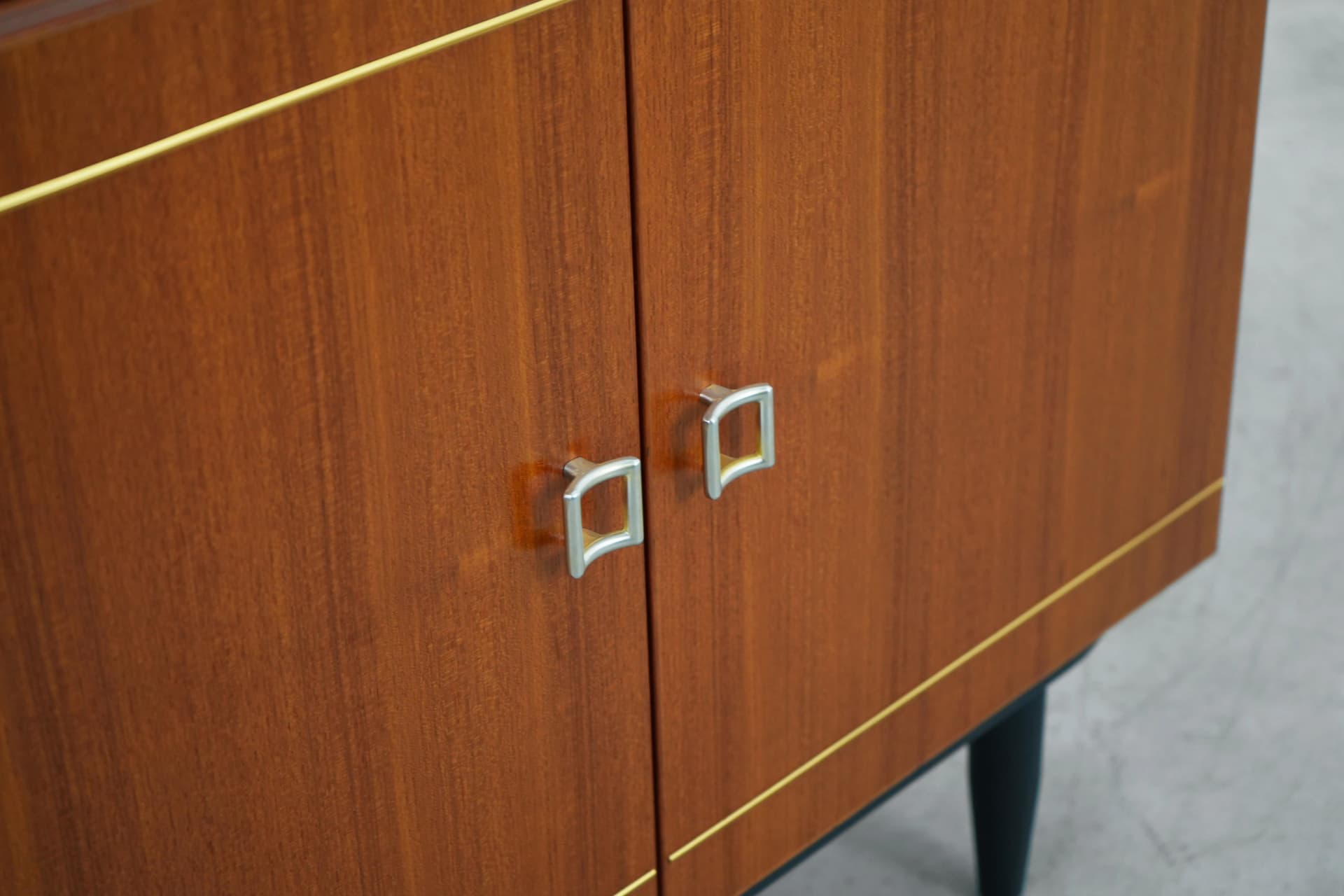 Bookcase, orange teak, Denmark, 1970s - 18310