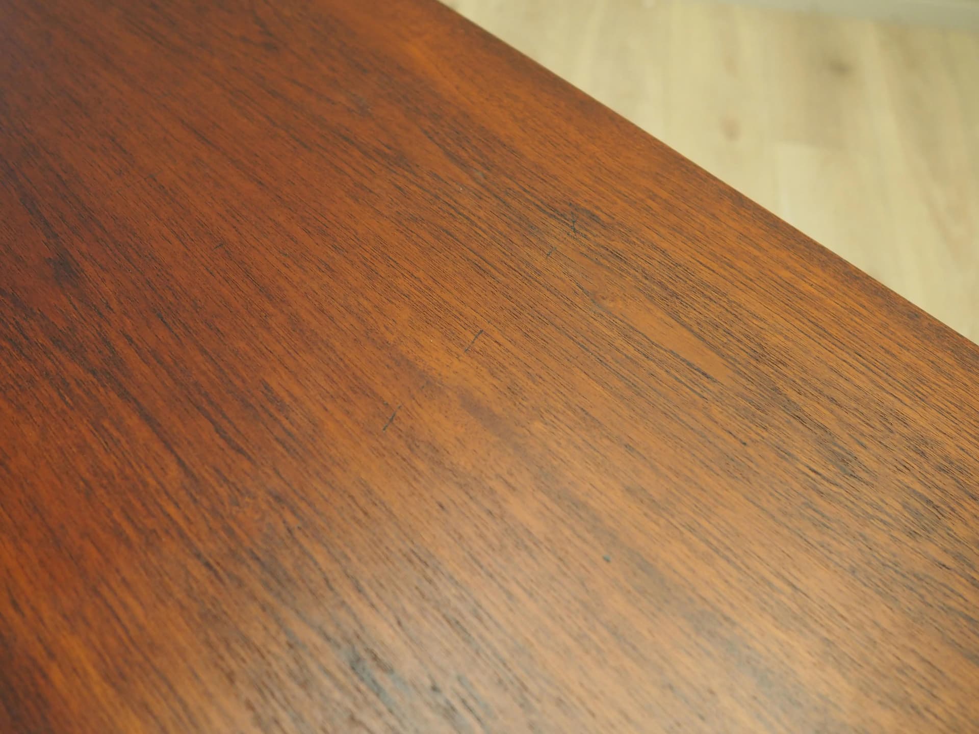 Sideboard RY 26, teak brązowy ciemny, proj. H. J. Wegner, Ry Møbler, Dania, lata 60. - 18280