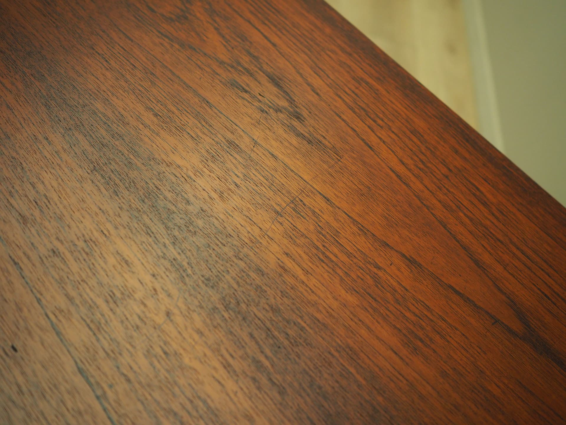 Sideboard RY 26, teak brązowy ciemny, proj. H. J. Wegner, Ry Møbler, Dania, lata 60. - 76994