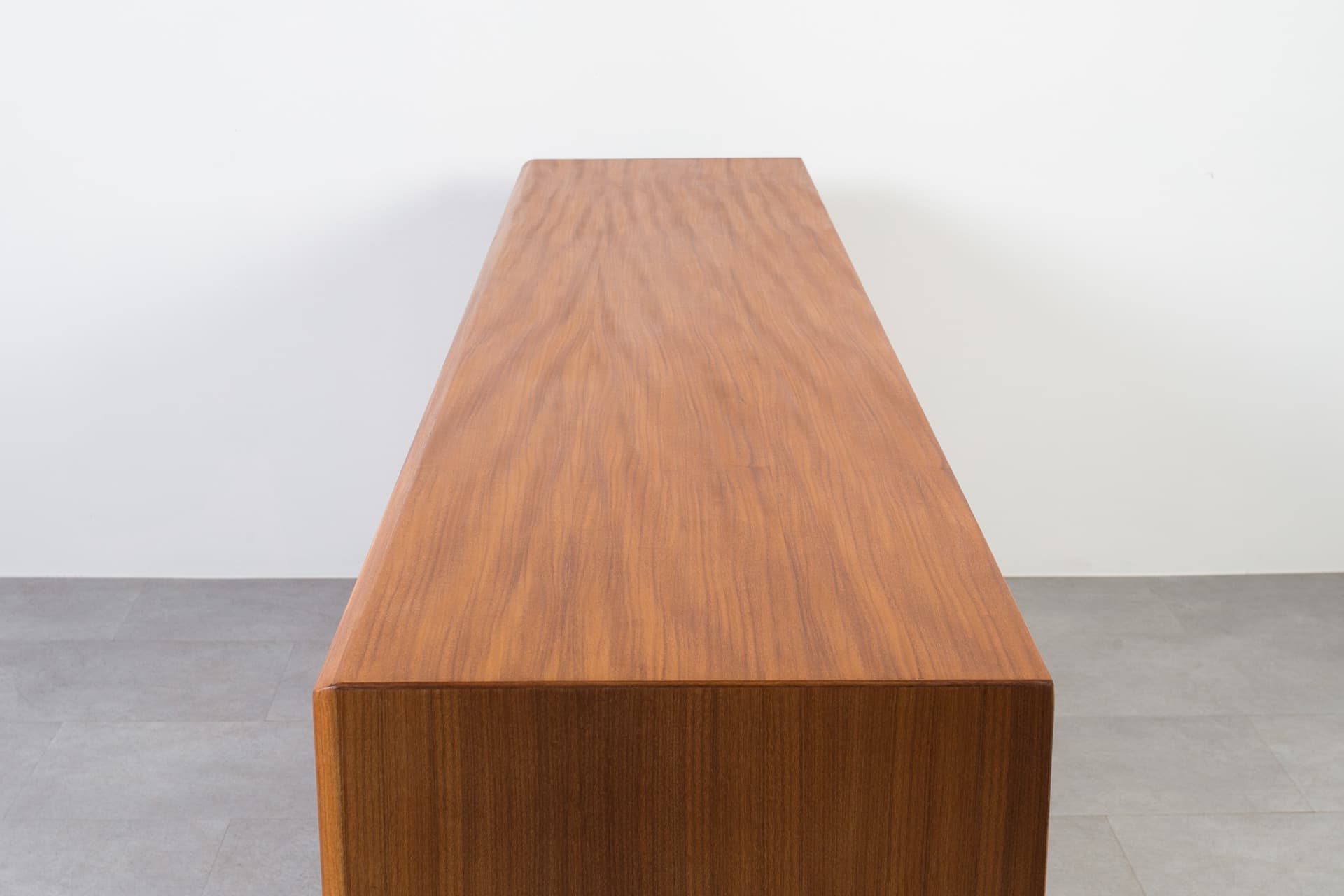 Komoda, teak brązowy, proj. S. Andersen, Norwegia, lata 60. - 1884