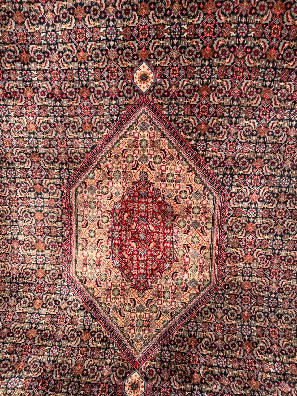 Dywan Indo Bidjar 420x300 cm, czerwony, wełna, Indie - 252405