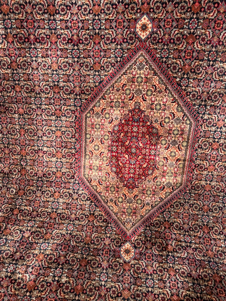 Dywan Indo Bidjar 420x300 cm, czerwony, wełna, Indie - 252402