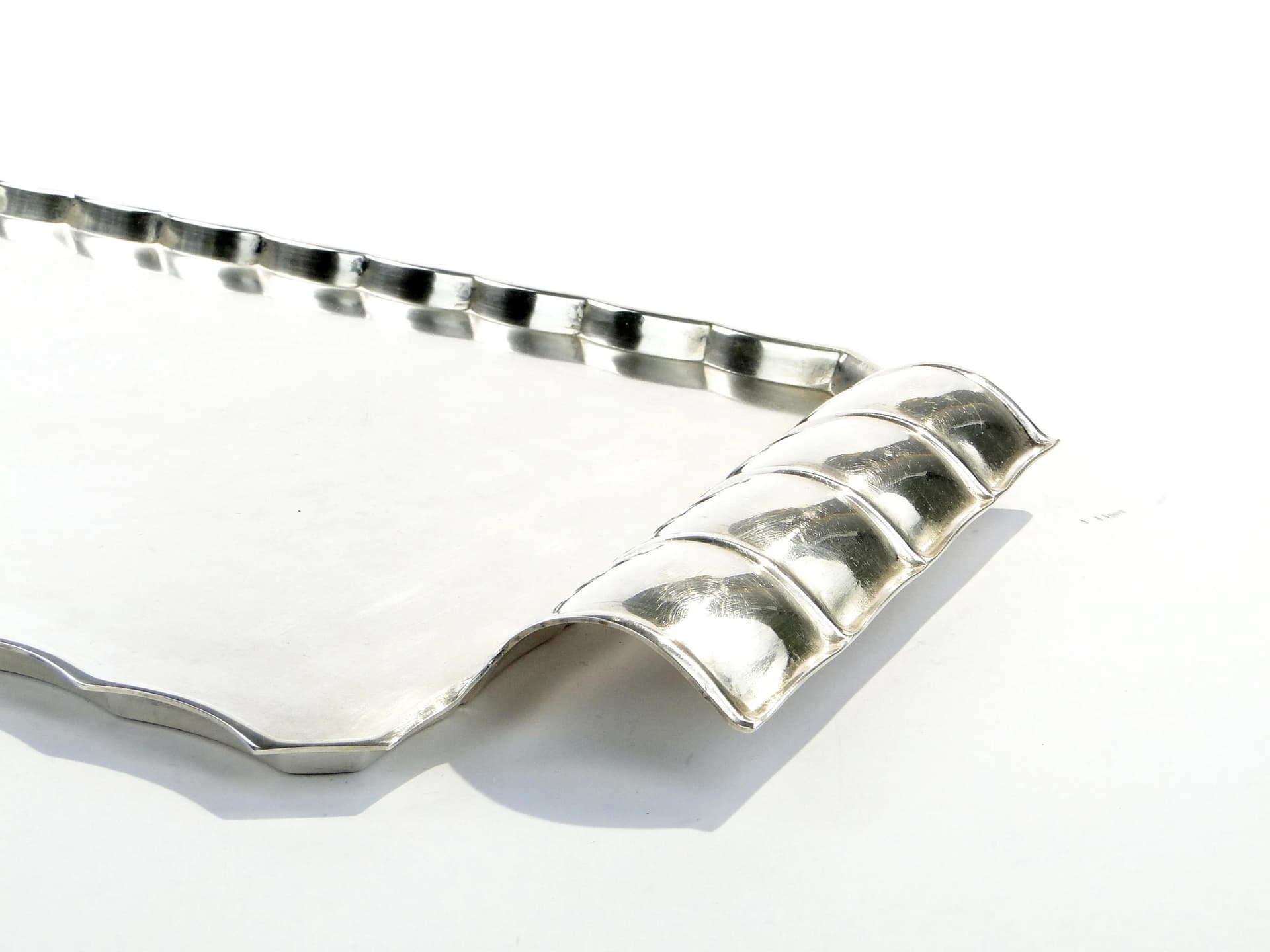 Taca Art Deco, srebro, mosiądz, Sandrik, Austria, lata 20. - 18359