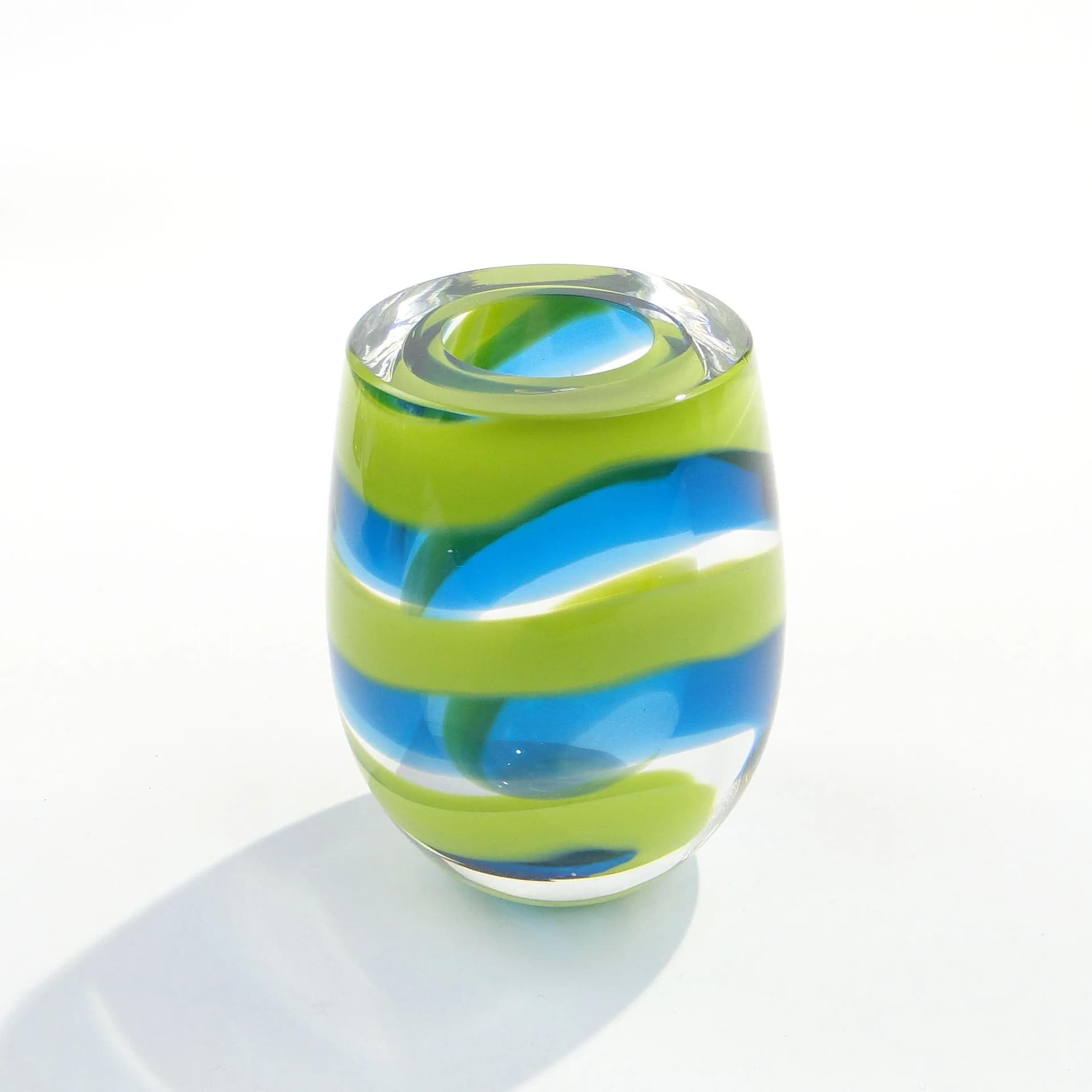 Wazon Roche, szkło wielobarwne, Francja, lata 60. - 18344