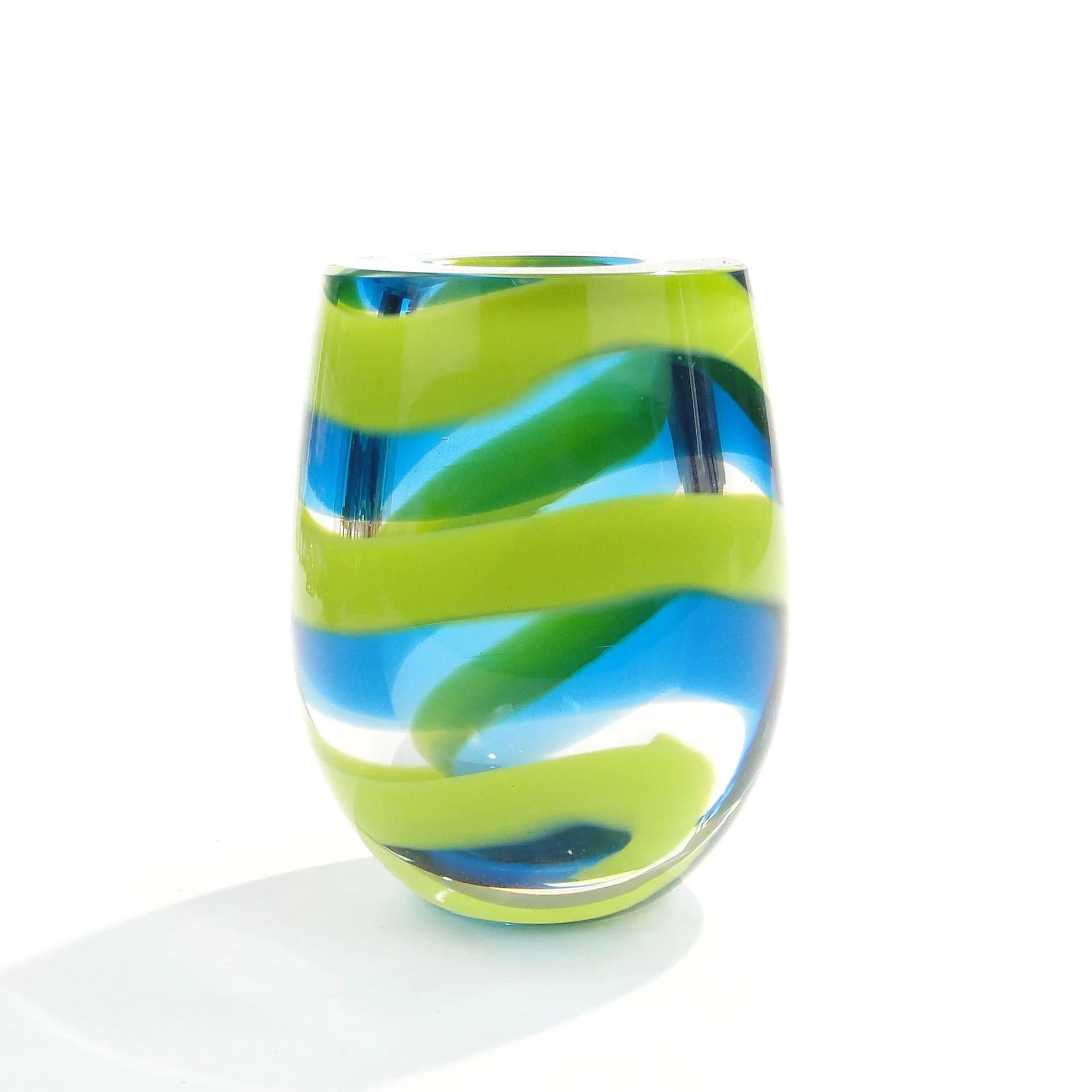Wazon Roche, szkło wielobarwne, Francja, lata 60. - 18350