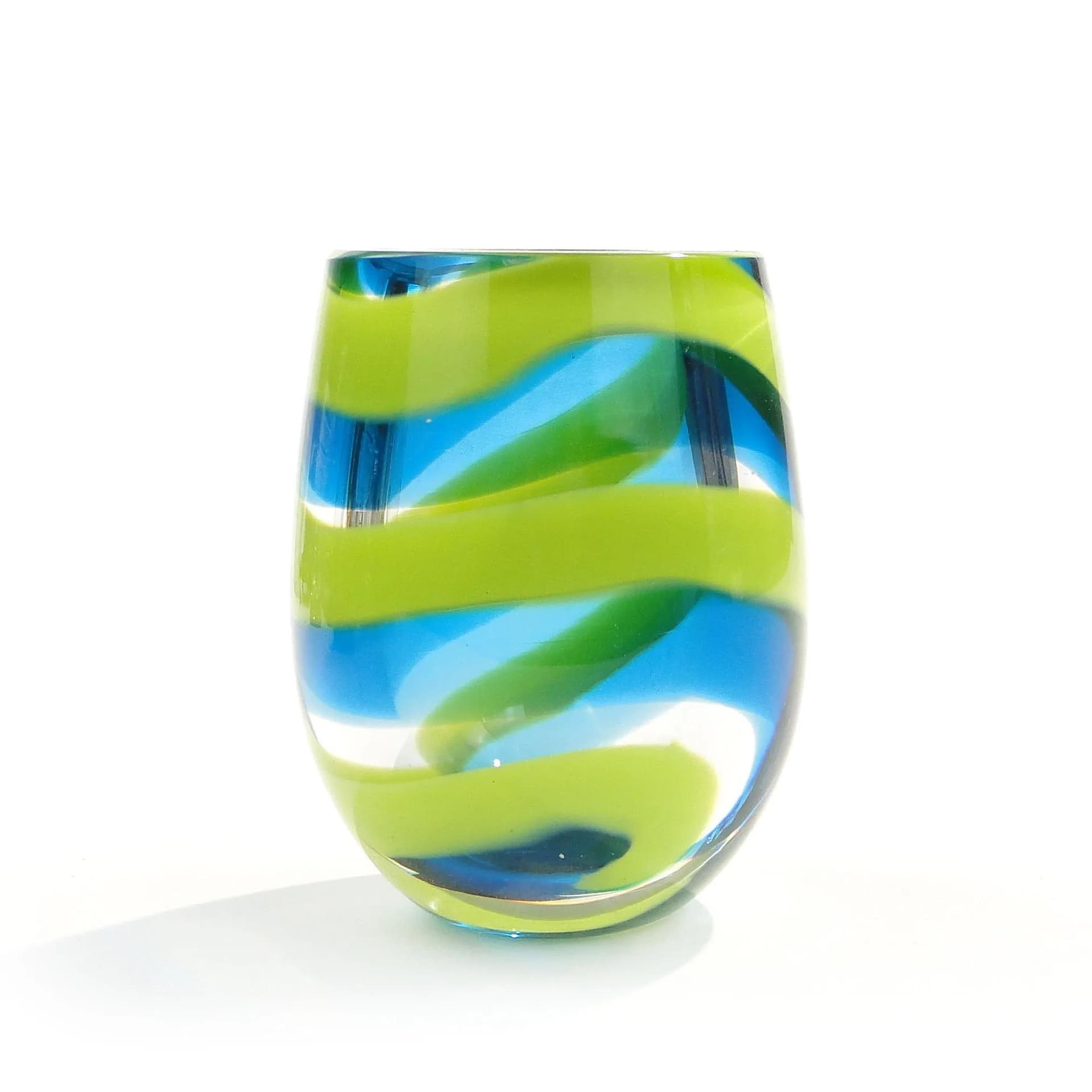 Wazon Roche, szkło wielobarwne, Francja, lata 60. - 18345