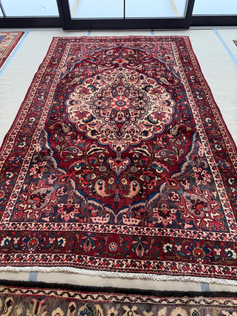 Persian Rug Bahtiari Hamadan, multicolor wool, Iran - 253355