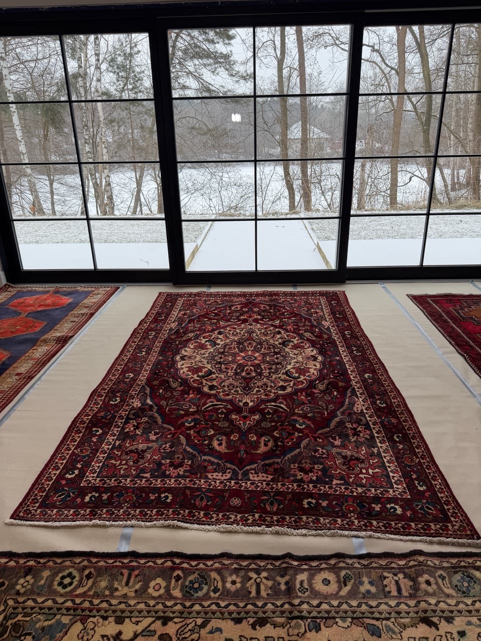 Persian Rug Bahtiari Hamadan, multicolor wool, Iran - 253354
