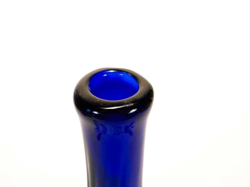 Zestaw likierowy Kaktus, szkło wielobarwne, proj. T. Gott, Blenko, USA, lata 90. - 253375